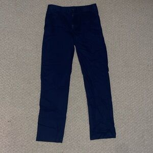 Navy blue polo, Ralph Lauren pants size 16